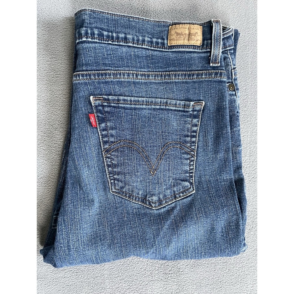 Levis 512 Perfectly Slimming Denim Jeans Boot Cut Women's Size 16s/c 33x29